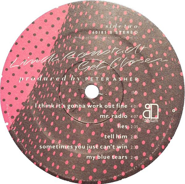 Get Closer | Near Mint (NM) Very Good Plus (VG+) Get Cheap Vinyl
