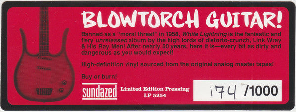 White Lightning: Lost Cadence Sessions ’58 | Mint (M) Mint (M) Get Cheap Vinyl