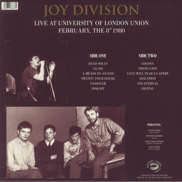 Live At University Of London Union February, The 8th 1980 | Mint (M) Mint (M) Get Cheap Vinyl