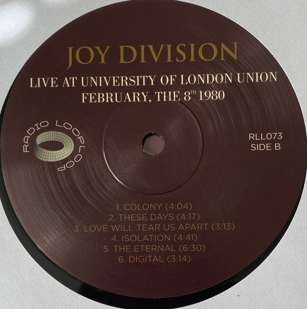 Live At University Of London Union February, The 8th 1980 | Mint (M) Mint (M) Get Cheap Vinyl