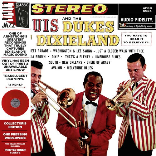 Louis Armstrong and the Dukes of Dixieland (Colored Vinyl, Deluxe Edition, Limited Edition, Red, Remastered) | Mint (M) Mint (M) Get Cheap Vinyl