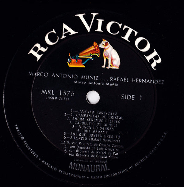 Marco Antonio Muñiz Y Rafael Hernández | Good Plus (G+) Very Good Plus (VG+) Get Cheap Vinyl