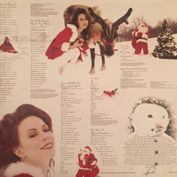 Mariah Carey Merry Christmas Columbia, Legacy LP, Album, Ltd, RE, Red Mint (M) Mint (M) Get Cheap Vinyl