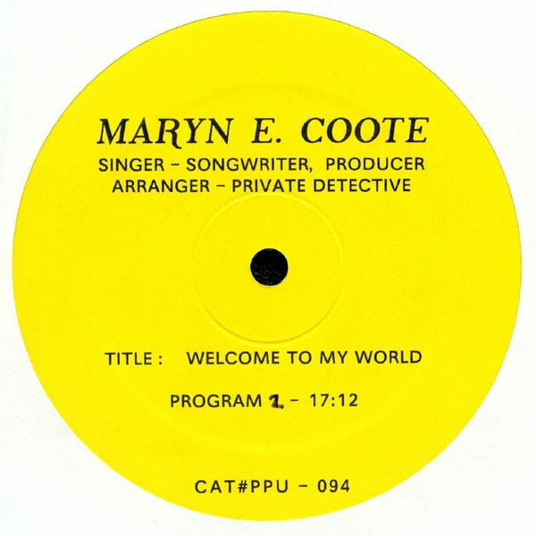 Welcome To My World | Mint (M) Mint (M) Get Cheap Vinyl