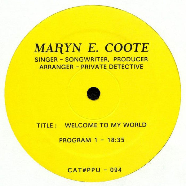 Welcome To My World | Mint (M) Mint (M) Get Cheap Vinyl