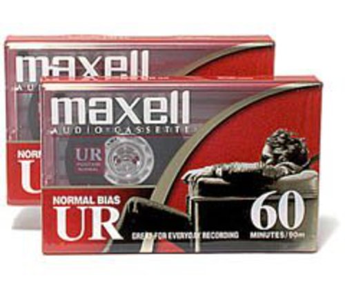 Maxell 60 Minute Storage Capacity Normal Bias Type Flat Packs 2 Pack Cassettes | Get Cheap Vinyl