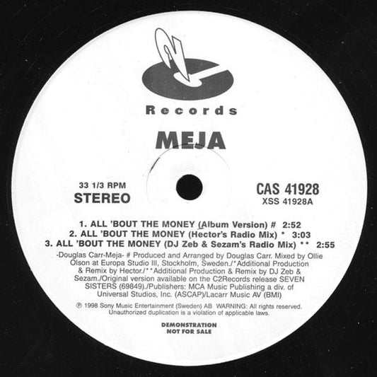 All 'Bout The Money | Very Good Plus (VG+) Generic Get Cheap Vinyl