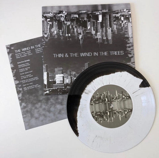 Thin & The Wind In The Trees Split (HALF BLACK/HALF WHITE VINYL 7") | Mint (M) Mint (M) Get Cheap Vinyl