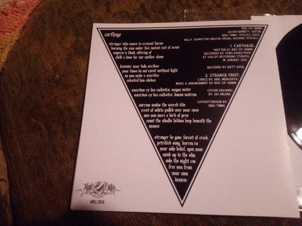 Carthage (7" VINYL) *TEST PRESSING* | Mint (M) Mint (M) Get Cheap Vinyl