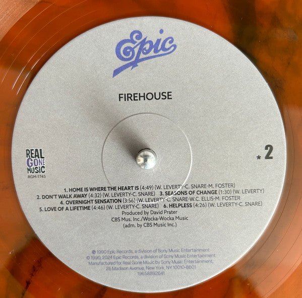 Firehouse (SMOKE & FIRE VINYL) | Mint (M) Mint (M) Get Cheap Vinyl