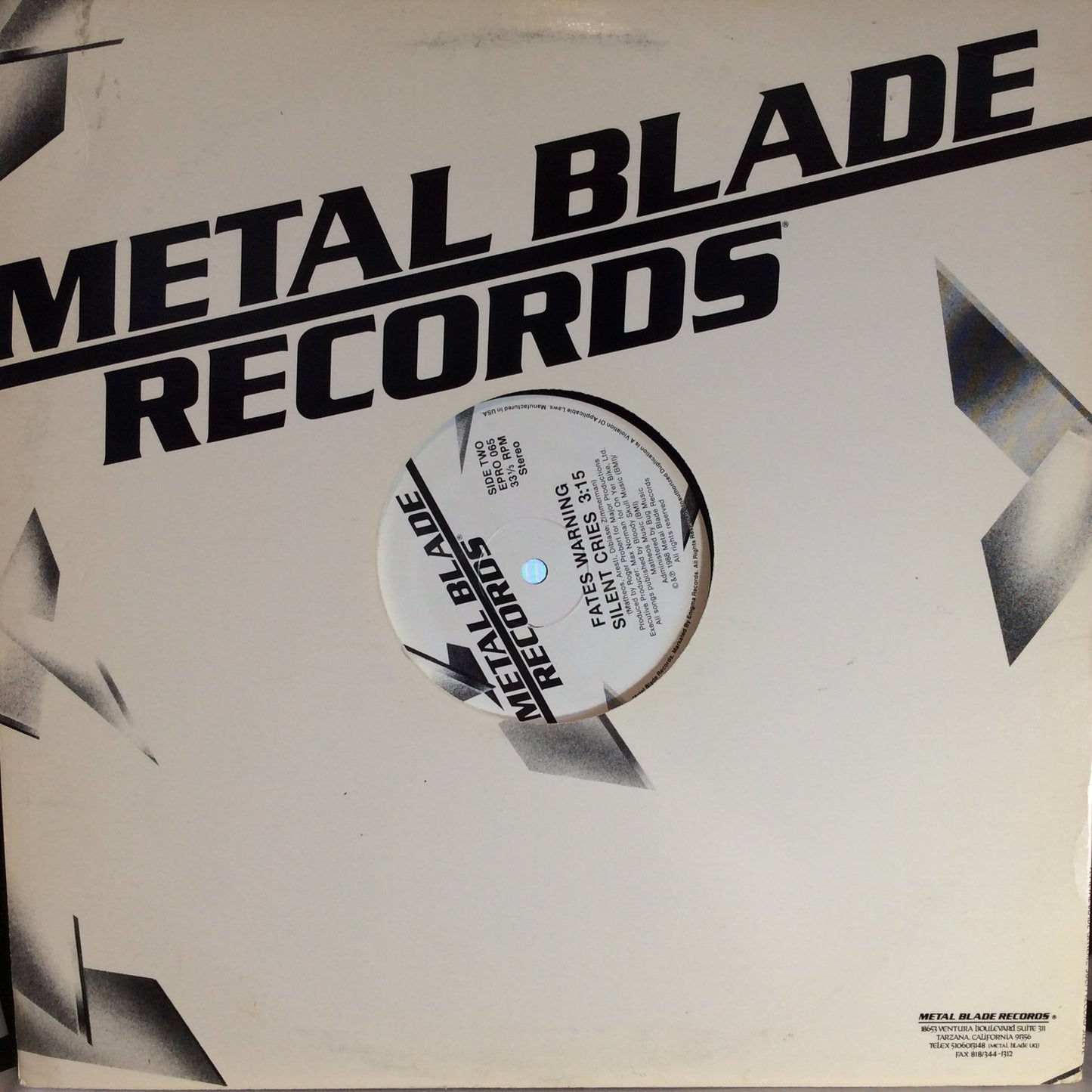 Silent Cries (VINYL) | Excellent (EX) Very Good Plus (VG+) Get Cheap Vinyl