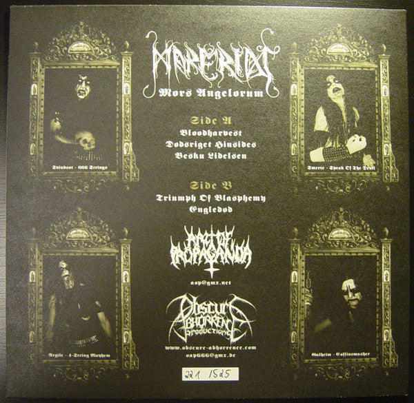 Mors Angelorum | Excellent (EX) Near Mint (NM) Get Cheap Vinyl