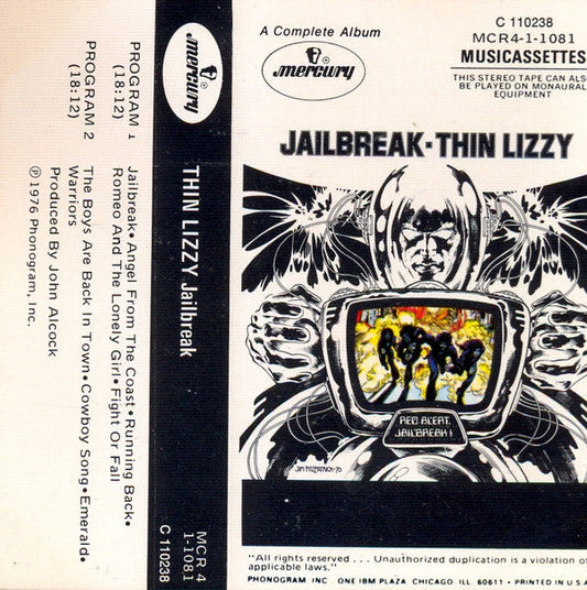 Jailbreak (CASSETTE) | Good Plus (G+) Very Good Plus (VG+) Get Cheap Vinyl