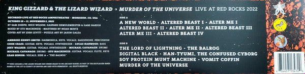 Murder Of The Universe (Live At Red Rocks 2022) | Near Mint (NM) Mint (M) Get Cheap Vinyl