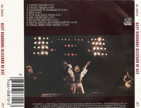 Blizzard Of Ozz (CD) | Near Mint (NM or M-) Near Mint- (NM-) Get Cheap Vinyl