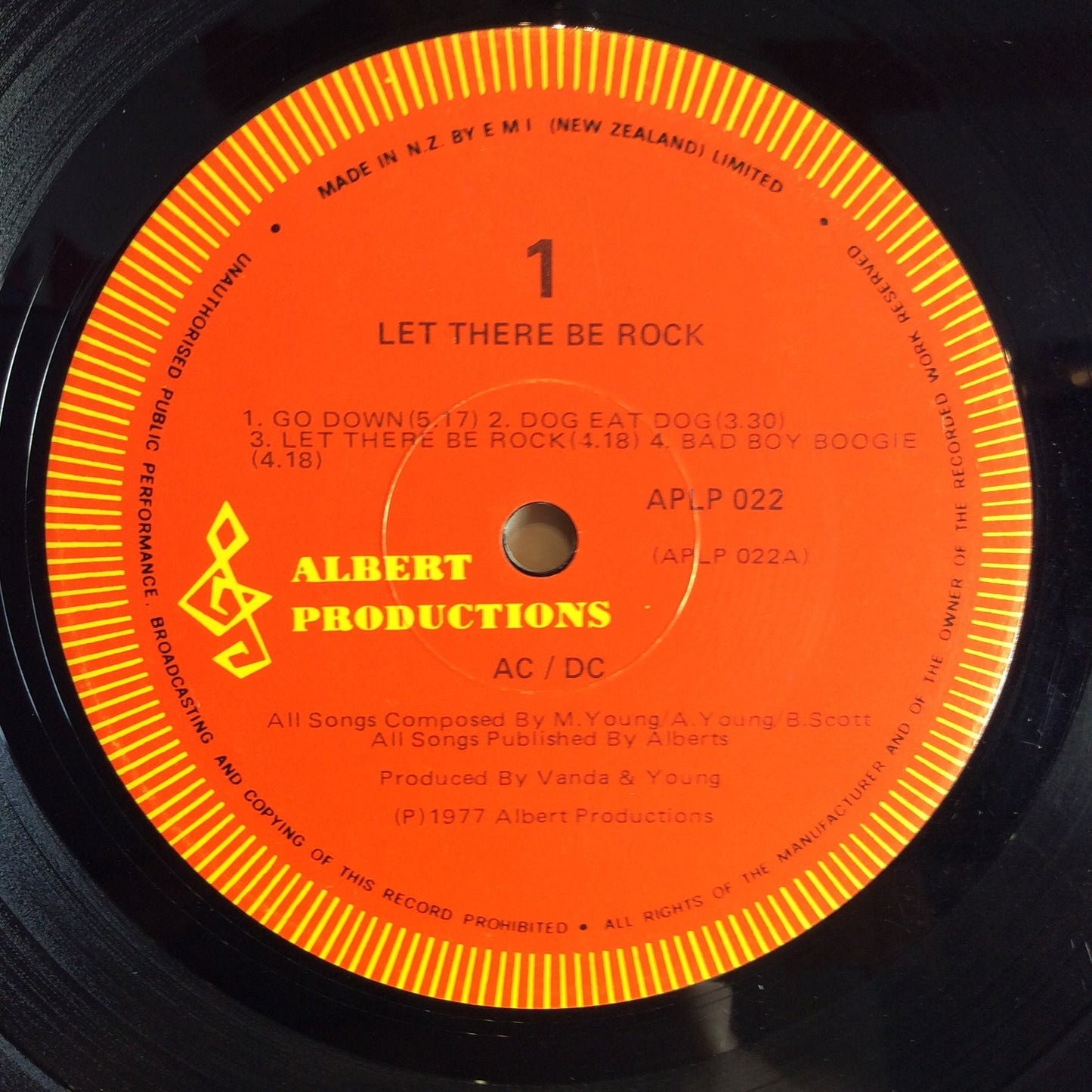 Let There Be Rock (VINYL)*NEW ZEALAND VERSION* | Very Good Plus (VG+) Very Good (VG) Get Cheap Vinyl