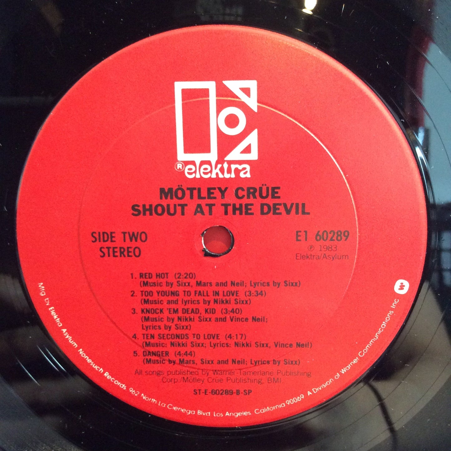 Shout At The Devil (VINYL) | Very Good Plus (VG+) Very Good Plus (VG+) Get Cheap Vinyl