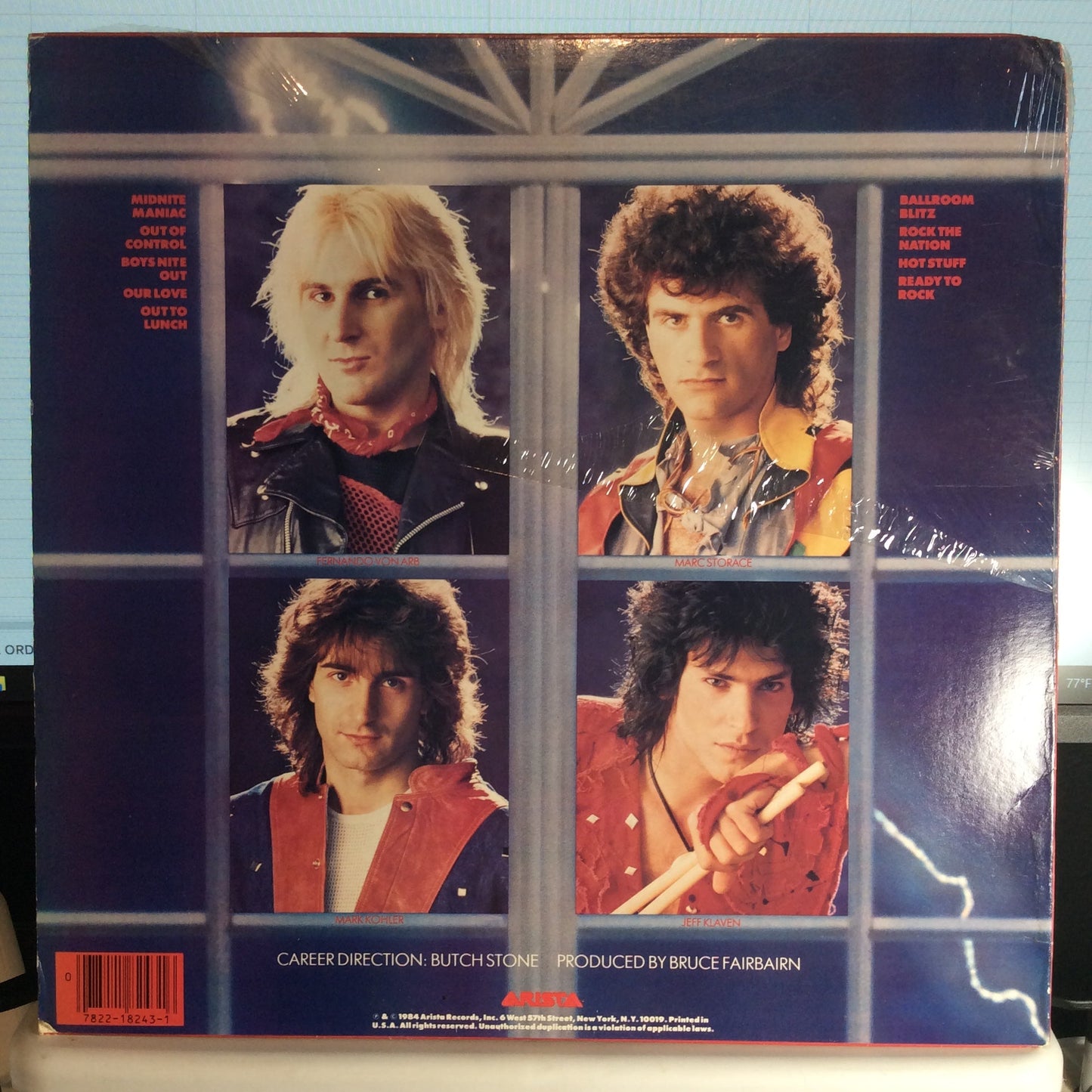 The Blitz (VINYL) | Very Good Plus Plus (VG++) Excellent (EX) Get Cheap Vinyl