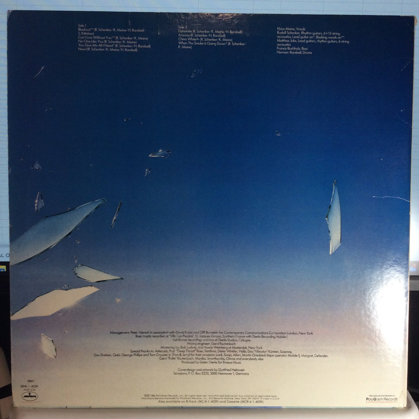 Blackout (VINYL) | Very Good (VG) Very Good Plus Plus (VG++) Get Cheap Vinyl