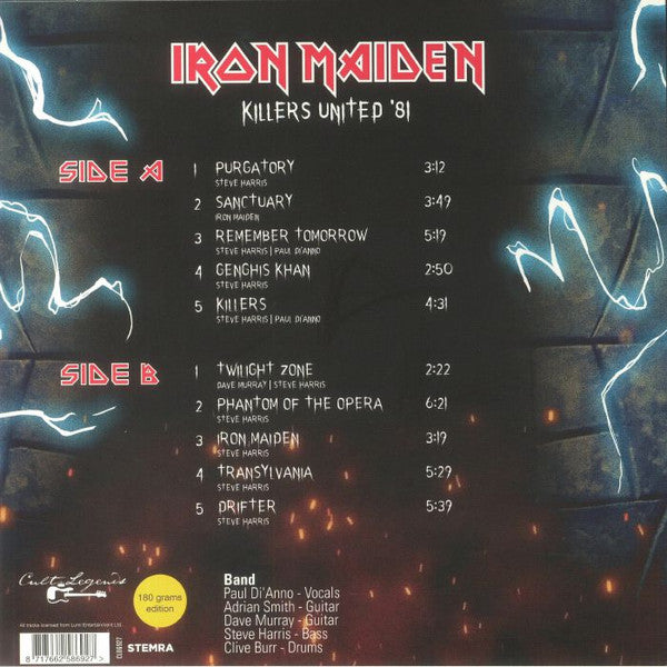 Killers United '81: Live Radio Broadcast | Mint (M) Mint (M) Get Cheap Vinyl
