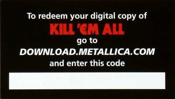 Metallica Kill 'Em All Blackened LP, Album, RE, RM Mint (M) Mint (M) Get Cheap Vinyl