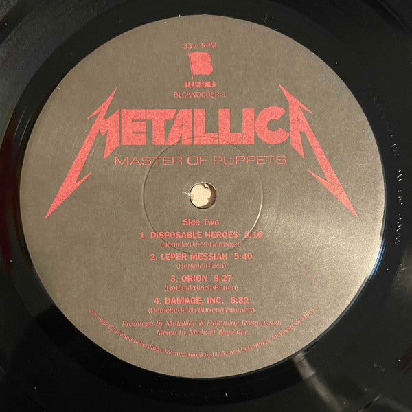 Master Of Puppets (180 GRAM VINYL) | Mint (M) Mint (M) Get Cheap Vinyl