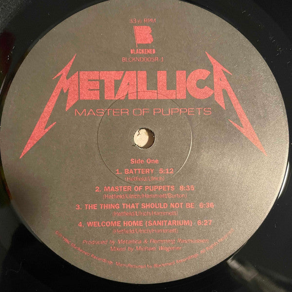 Master Of Puppets (180 GRAM VINYL) | Mint (M) Mint (M) Get Cheap Vinyl