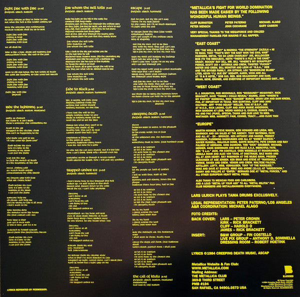 Ride The Lightning | Mint (M) Mint (M) Get Cheap Vinyl