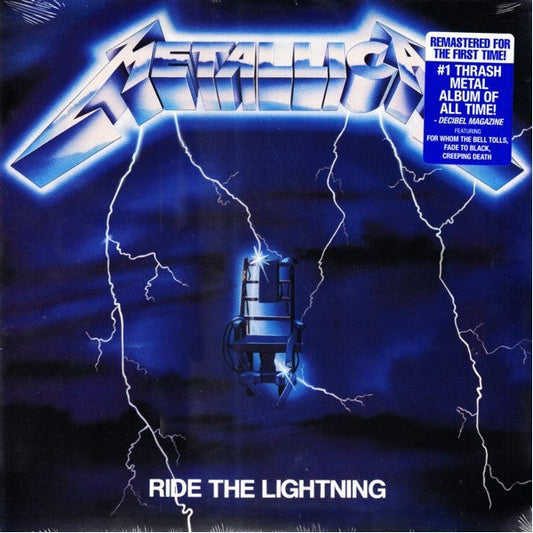 Metallica Ride The Lightning Blackened LP, Album, RE, RM Mint (M) Mint (M) Get Cheap Vinyl