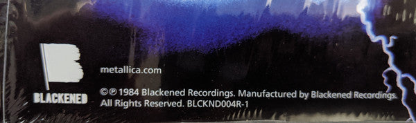 Metallica Ride The Lightning Blackened LP, Album, RE, RM Mint (M) Mint (M) Get Cheap Vinyl