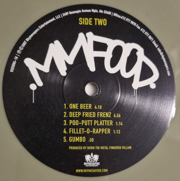 MM..FOOD (IEX: GREEN & PINK VINYL) | Mint (M) Mint (M) Get Cheap Vinyl