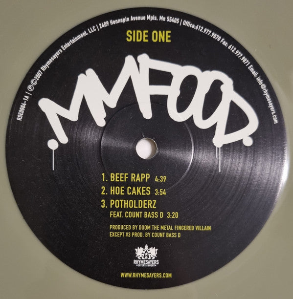 MM..FOOD (IEX: GREEN & PINK VINYL) | Mint (M) Mint (M) Get Cheap Vinyl