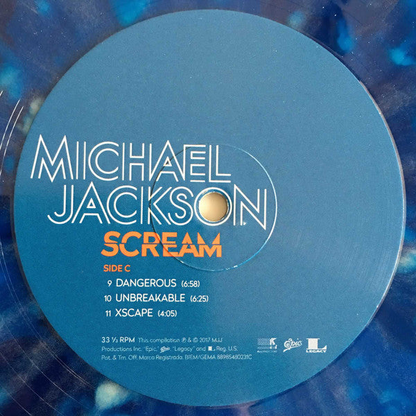 Scream (GLOW IN THE DARK + BLUE SPLATTER VINYL) | Mint (M) Mint (M) Get Cheap Vinyl