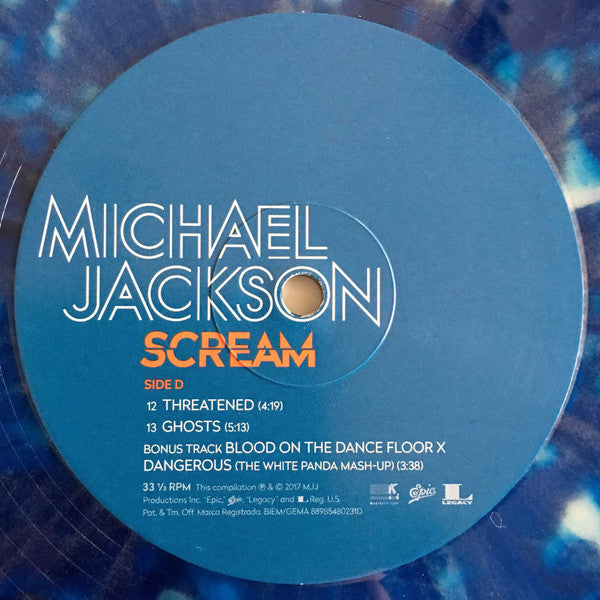 Scream (GLOW IN THE DARK + BLUE SPLATTER VINYL) | Mint (M) Mint (M) Get Cheap Vinyl