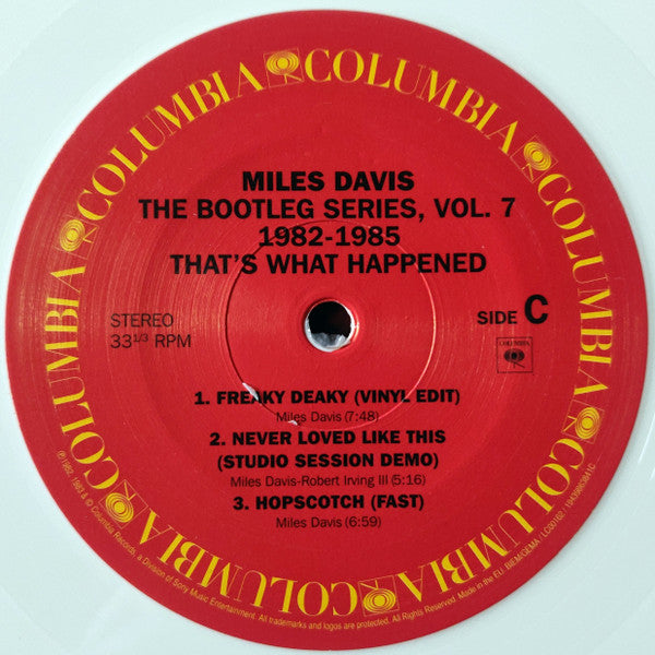 Miles Davis That's What Happened 1982-1985 (The Bootleg Series, Vol. 7) Columbia, Legacy, Sony Music 2xLP, Whi Mint (M) Mint (M) Get Cheap Vinyl