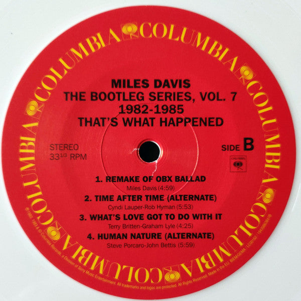 Miles Davis That's What Happened 1982-1985 (The Bootleg Series, Vol. 7) Columbia, Legacy, Sony Music 2xLP, Whi Mint (M) Mint (M) Get Cheap Vinyl