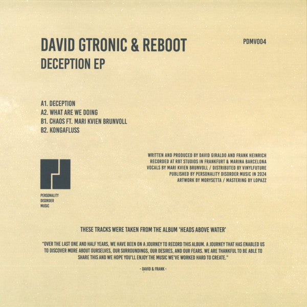 Deception (VINYL) | Mint (M) Mint (M) Get Cheap Vinyl