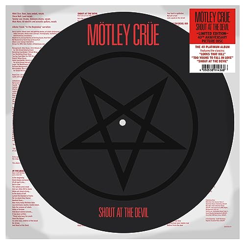 Shout At The Devil (Ltd Picture Disc) | Mint (M) Mint (M) Get Cheap Vinyl