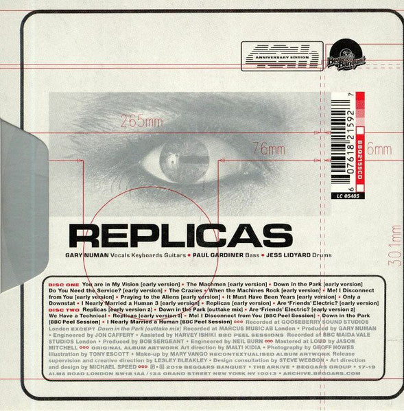 Replicas (The First Recordings)(CD) | Mint (M) Mint (M) Get Cheap Vinyl