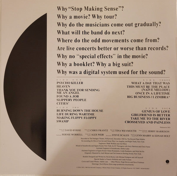 Stop Making Sense: Deluxe Edition | Mint (M) Mint (M) Get Cheap Vinyl