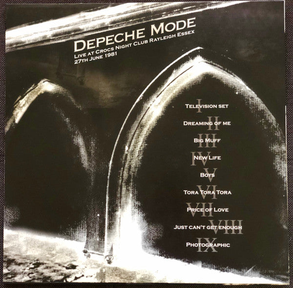 Depeche Mode Live At Crocs Night Club June 27, 1981 LP Mint (M) Mint (M) Get Cheap Vinyl