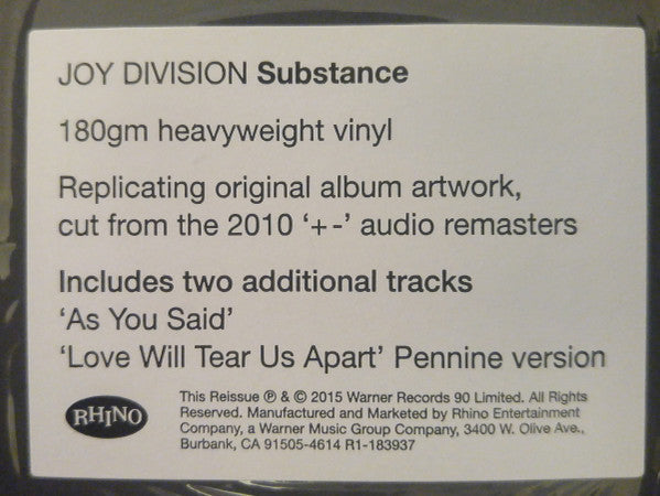 Substance | Mint (M) Mint (M) Get Cheap Vinyl