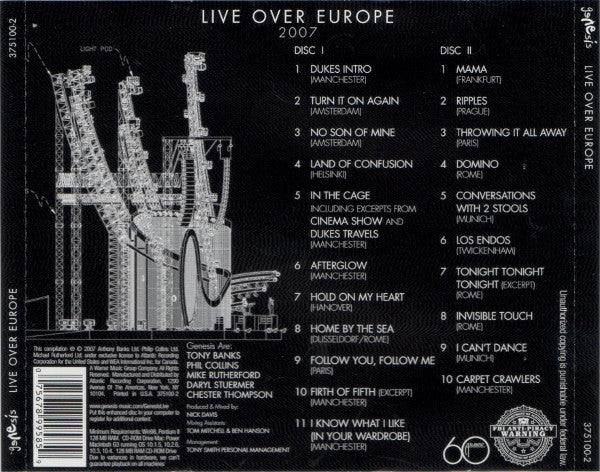 Live Over Europe 2007 (2XCD) | Mint (M) Mint (M) Get Cheap Vinyl