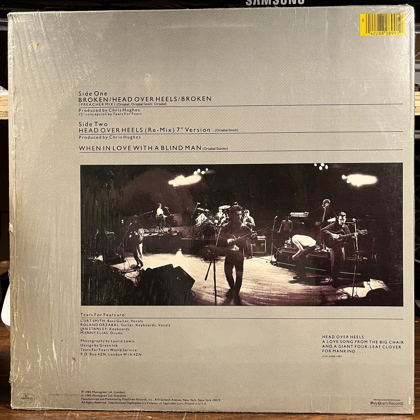 Broken / Head Over Heels / Broken (Preacher Mix) (VINYL) | Excellent+ (EX+) Near Mint- (NM-) Get Cheap Vinyl