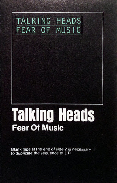Fear Of Music *CASSETTE* | Near Mint (NM) Near Mint (NM) Get Cheap Vinyl
