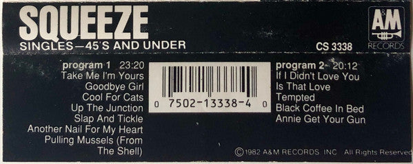 Singles - 45's And Under *CASSETTE* | Near Mint (NM) Near Mint (NM) Get Cheap Vinyl