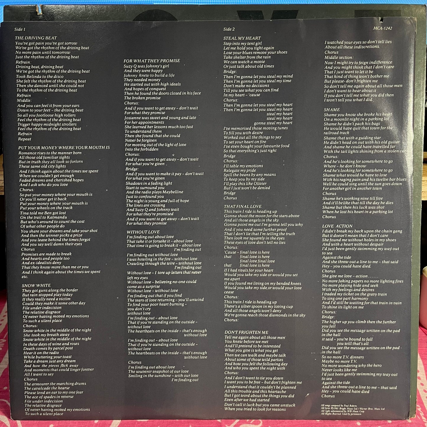 Love Action | Near Mint (NM) Excellent (EX) Get Cheap Vinyl