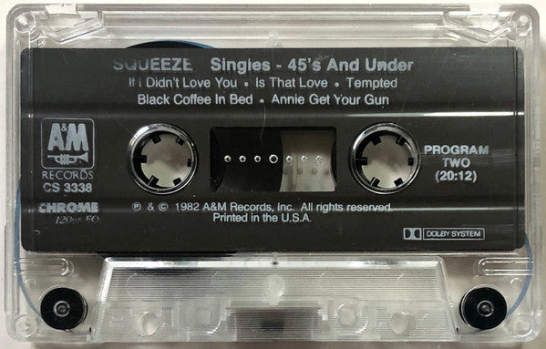 Singles - 45's And Under *CASSETTE* | Near Mint (NM) Near Mint (NM) Get Cheap Vinyl