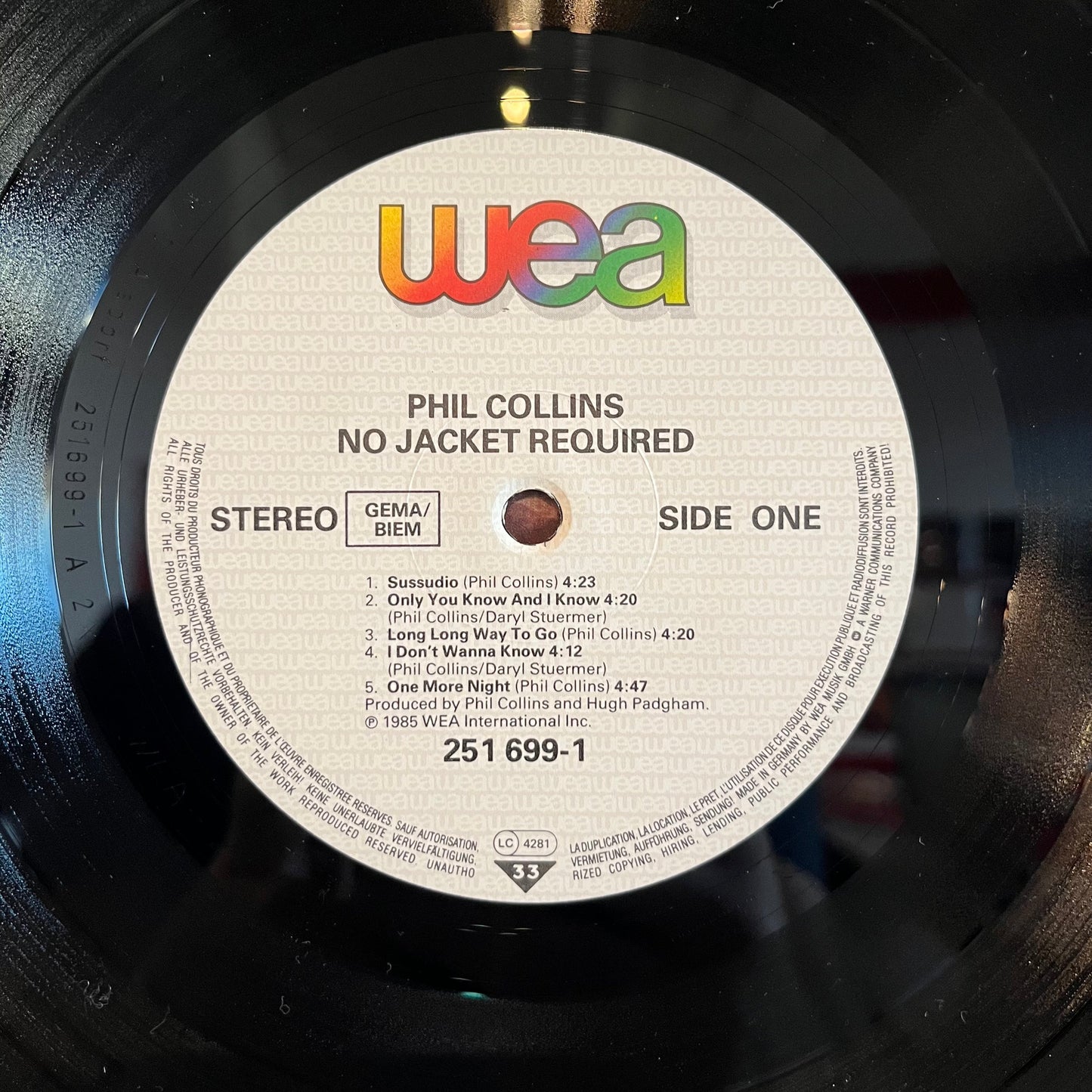 No Jacket Required GERMANY | Near Mint (NM) Near Mint (NM) Get Cheap Vinyl