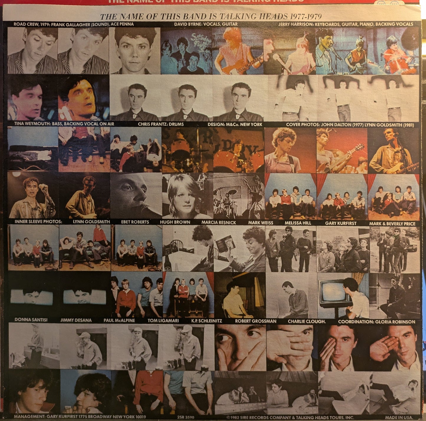 The Name Of This Band Is Talking Heads (2xVINYL) | Near Mint (NM) Good Plus (G+) Get Cheap Vinyl